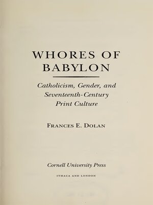 cover image of Whores of Babylon